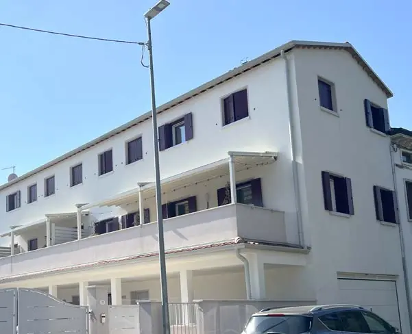 Cantiere realizzato in Via Roma a Sovizzo